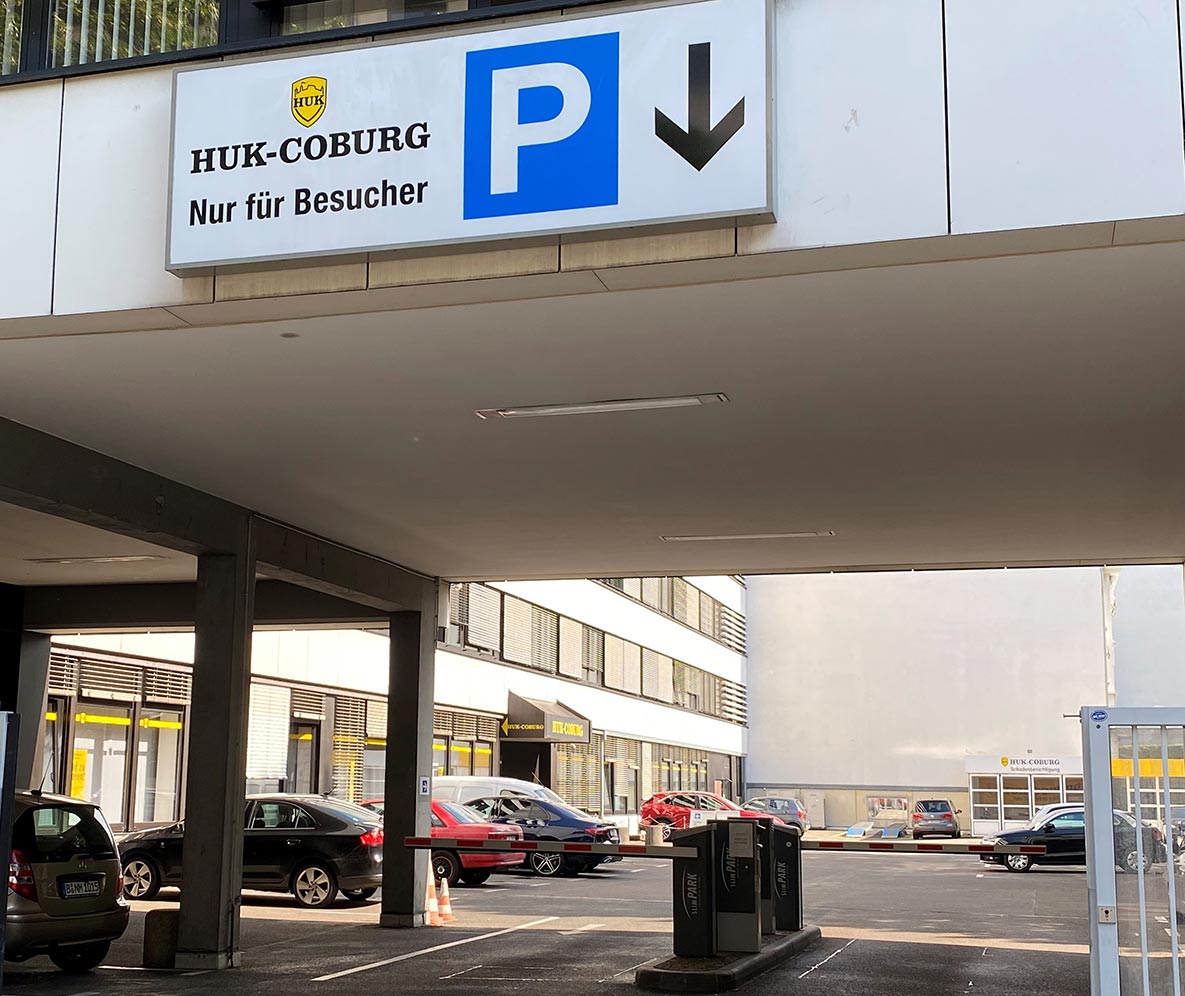 HUK-COBURG Geschäftsstelle Berlin Parkplatz