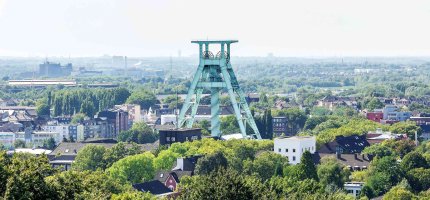 Blick auf den Förderturm in Bochum | Stadtbild