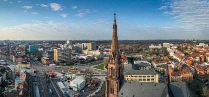 Stadtpanorama Karlsruhe