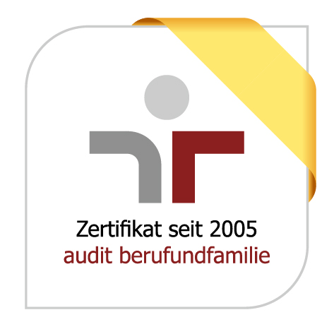 Zertifikat: audit Beruf und Familie seit 2005