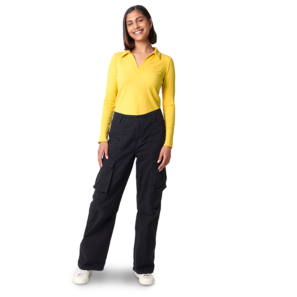 Eine stehende Person