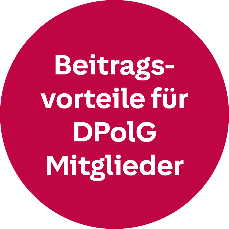 Roter Störer: Beitragsvorteile für DPolG Mitglieder