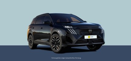 Peugeot 5008 in schwarz (Vorderansicht)