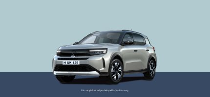 Opel Frontera in silber (Vorderansicht)