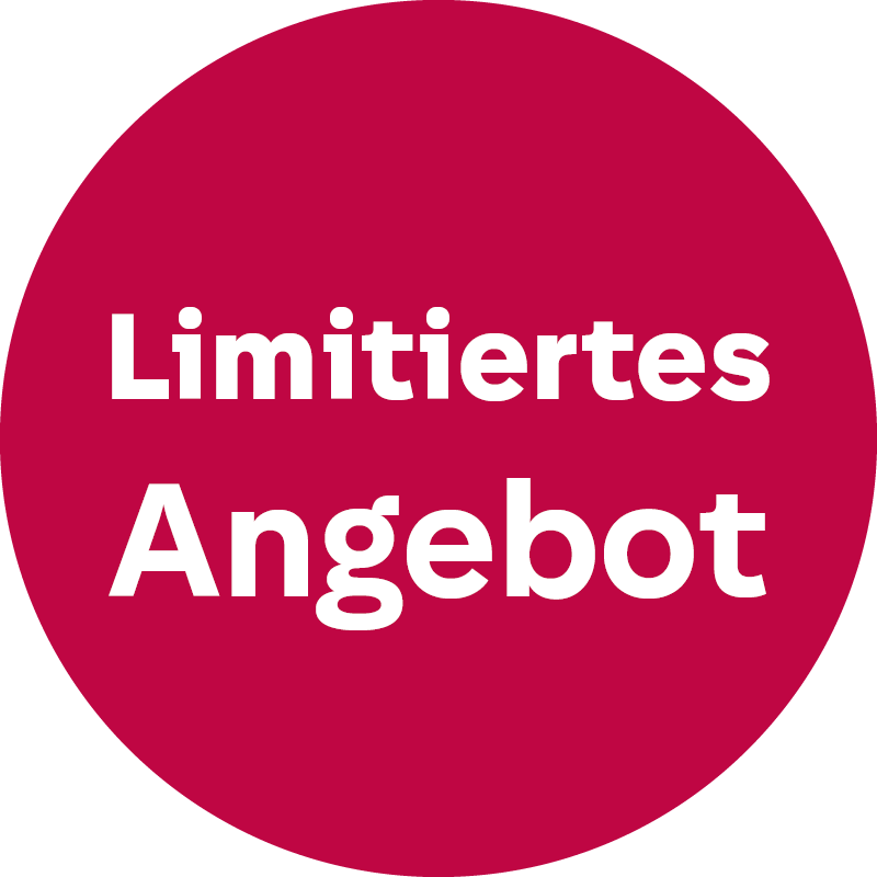 Störer: Limitiertes Angebot