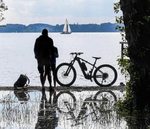 Pedelec am See