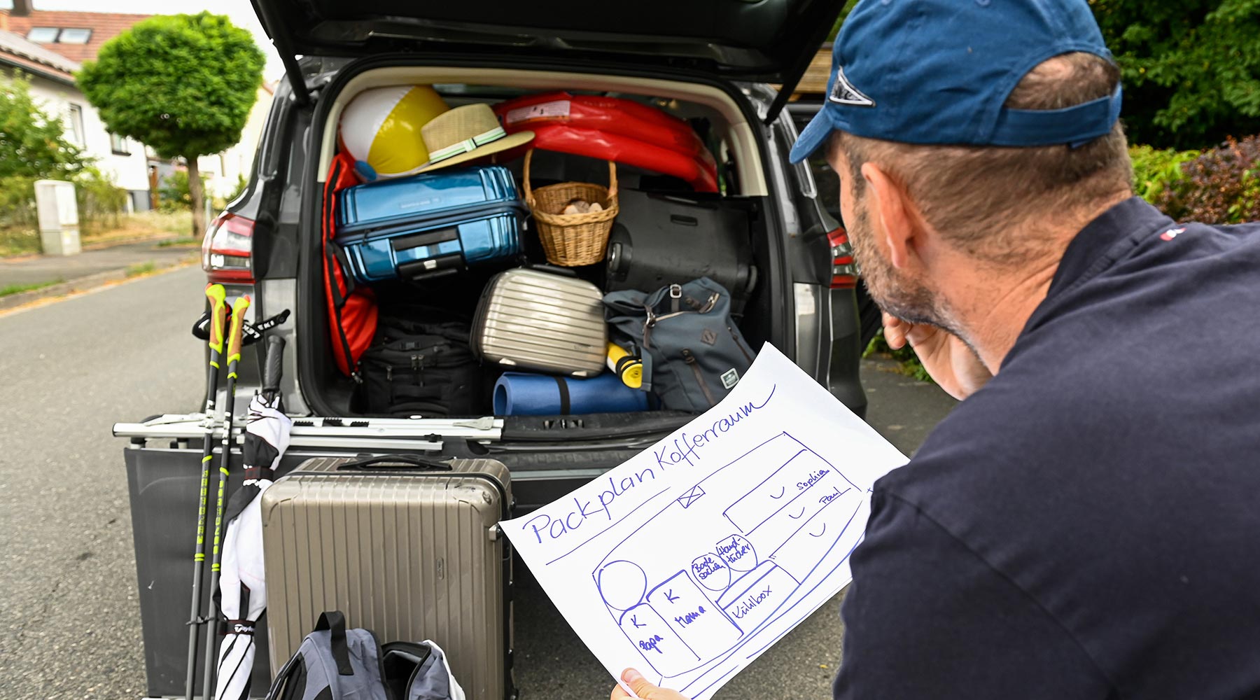 Wer beim Beladen seines Autos nachdenkt, kann sich eine Menge Ärger ersparen.