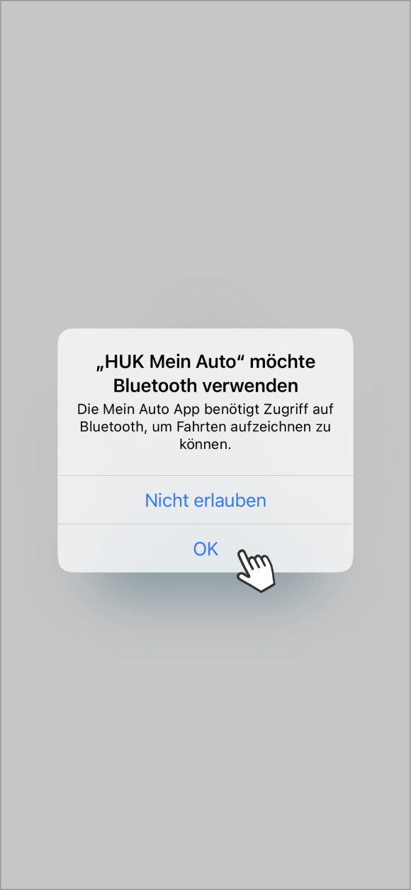 Telematik einrichten: Bluetooth akzeptieren