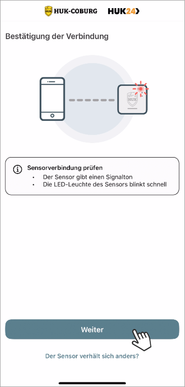 Telematik einrichten: Bestätigung der Verbindung