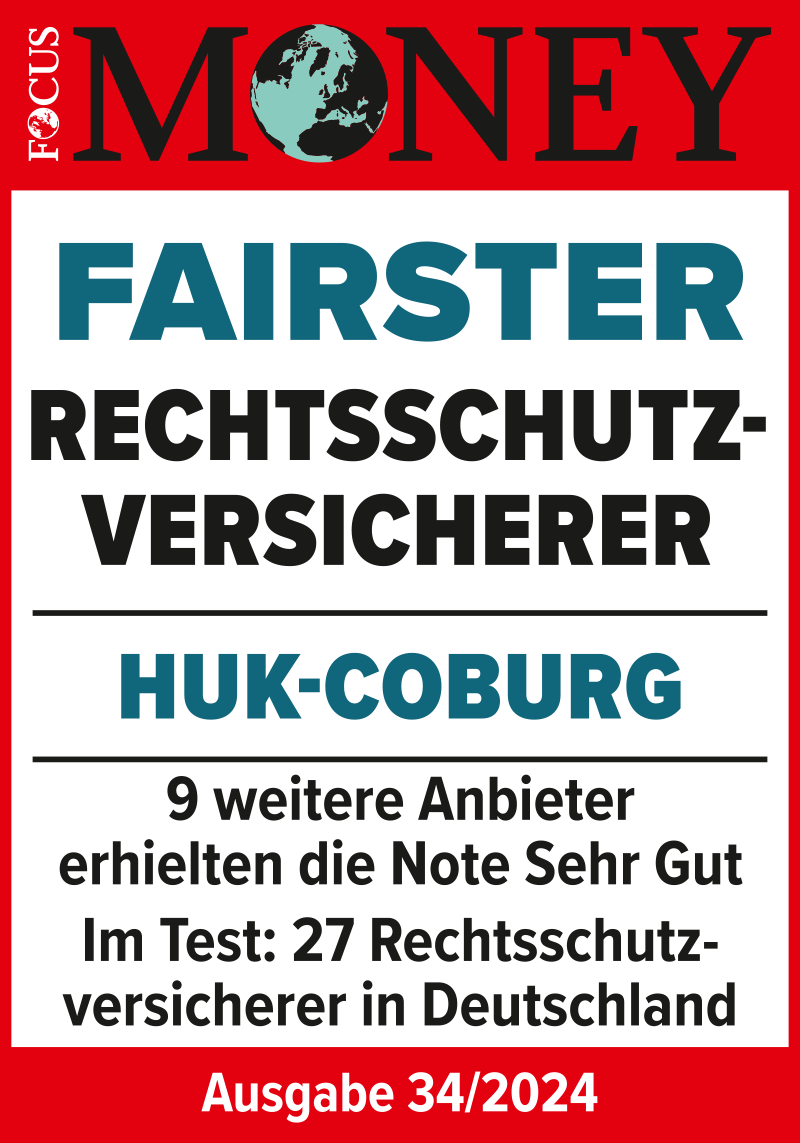 Focus Money, Fairster Rechtsschutzversicherer Ausgabe 34/2024