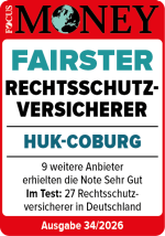 Focus Money Fairster Rechtsschutzversicherer 34/2026