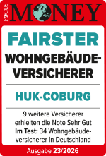 Focus Money: Fairster Wohngebäudeversicherer, Ausgabe 23/2026
