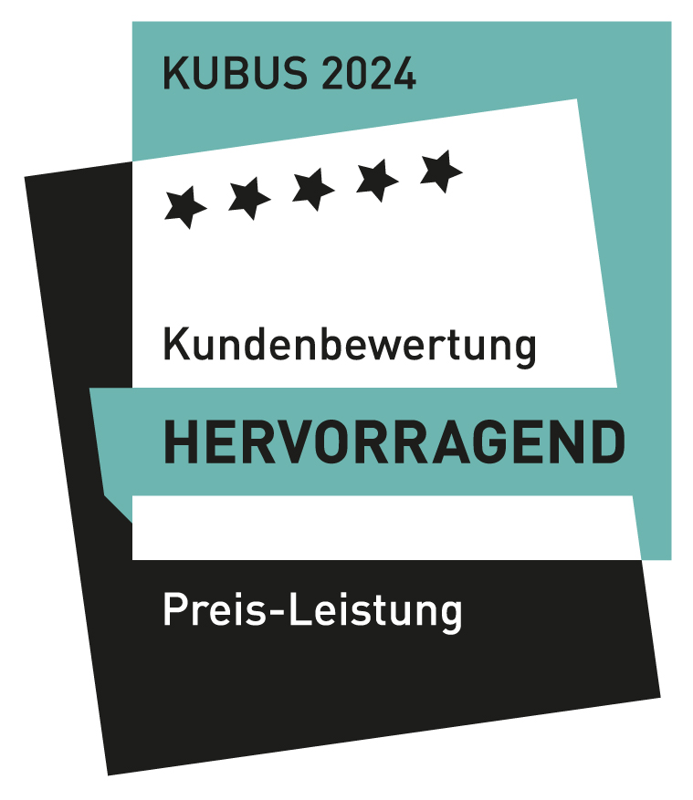 KUBUS 2024 Kundenurteil Preis-Leistung Hervorragend