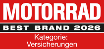 Motorrad Siegel, Best Brand 2026, Kategorie: Versicherungen