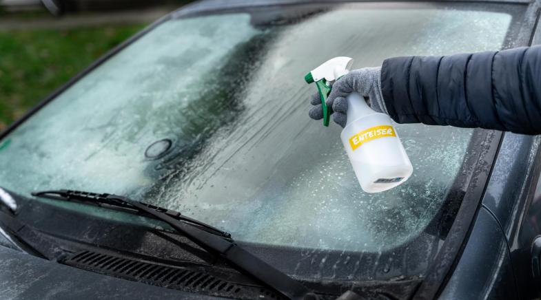 DIY: selbstgemachters Enteiserspray fürs Auto