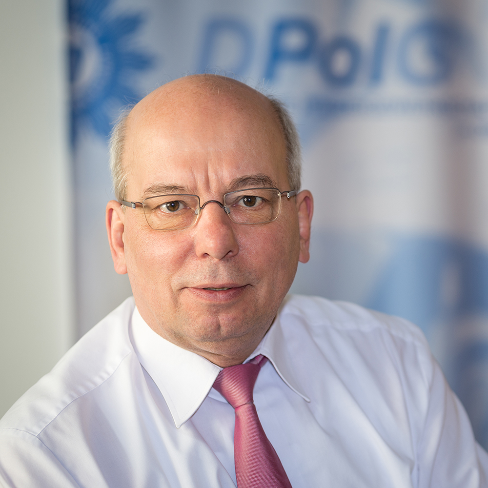 Der Bundesvorsitzende der Deutschen Polizeigewerkschaft (DPolG) Rainer Wendt