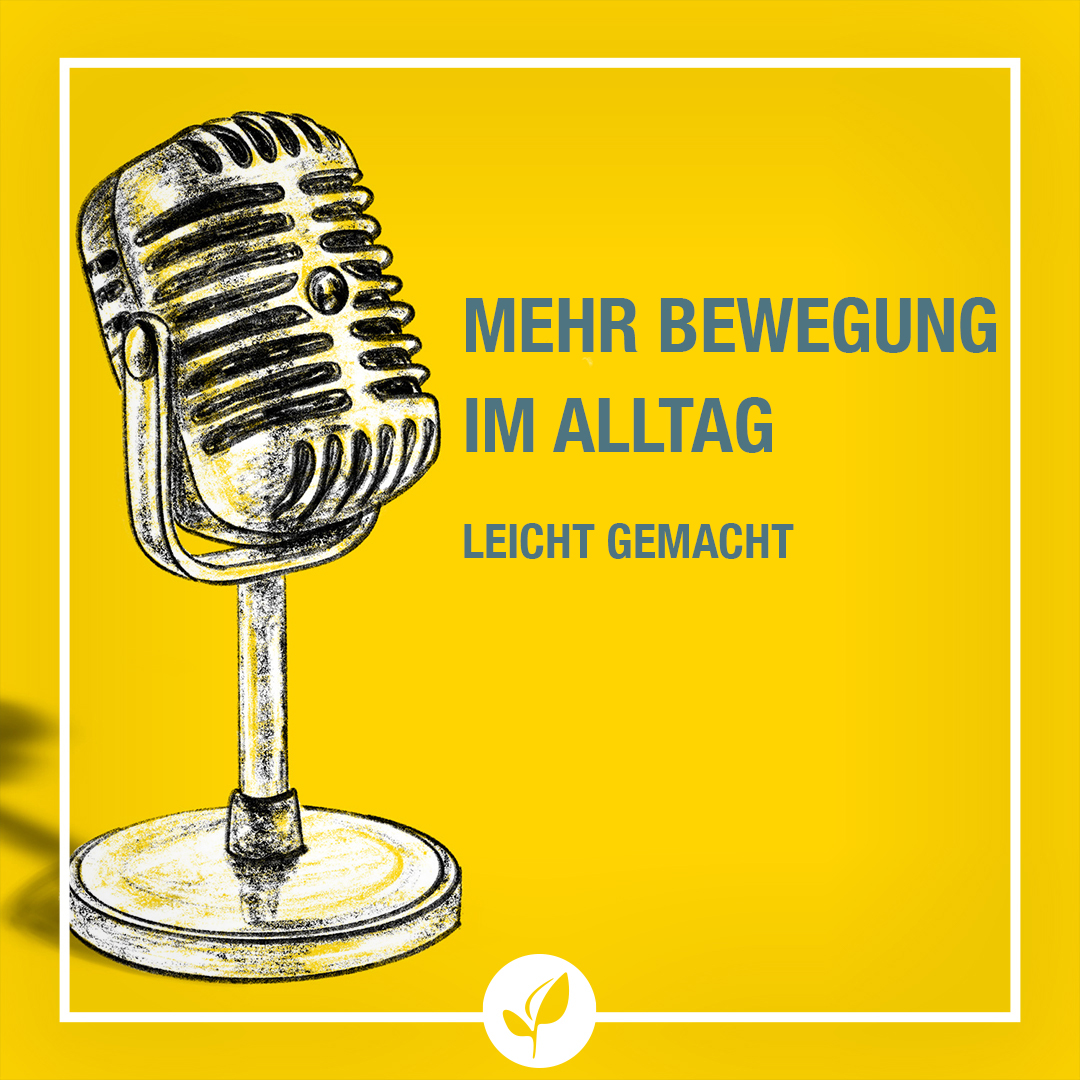Microphon mit Text: Mehr Bewegung im Alltag leicht gemacht