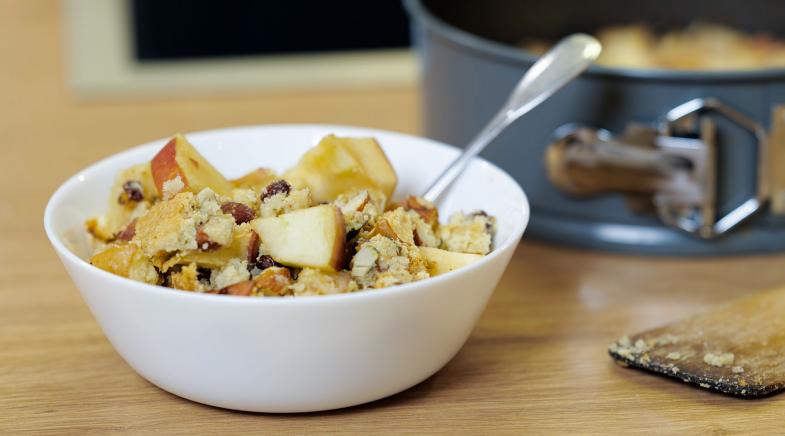 Apfelmüsli zum Backen