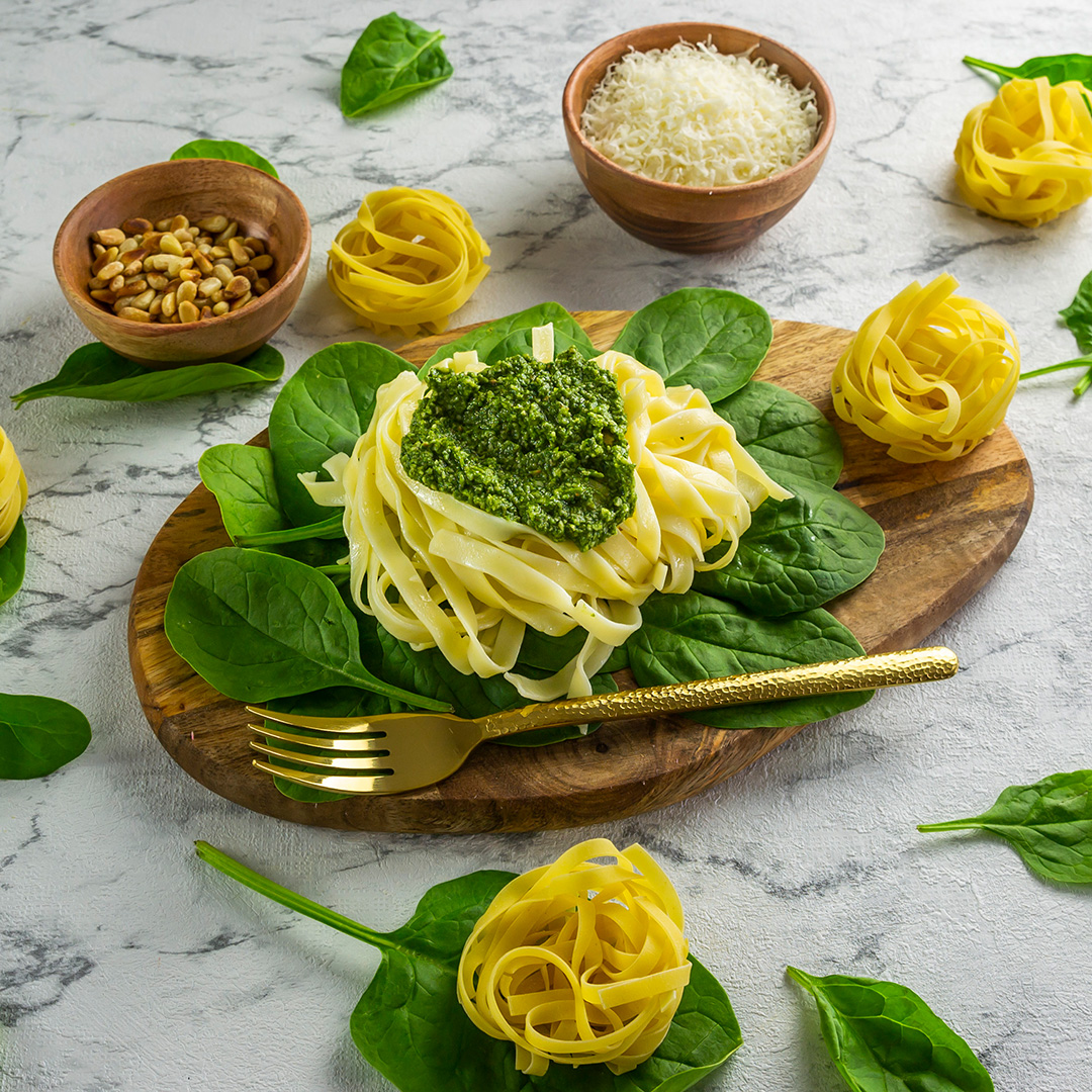 Tagliatelle mit Pesto