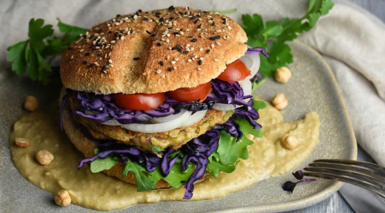 Veggie Burger mit Tofu