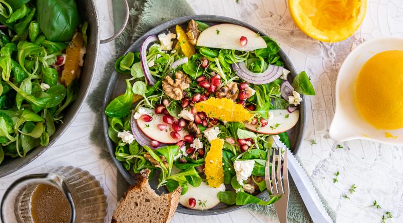 Winterlicher Feldsalat