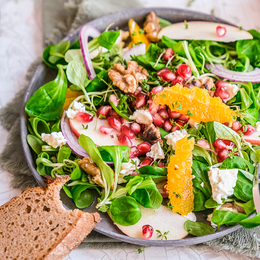 Winterlicher Feldsalat