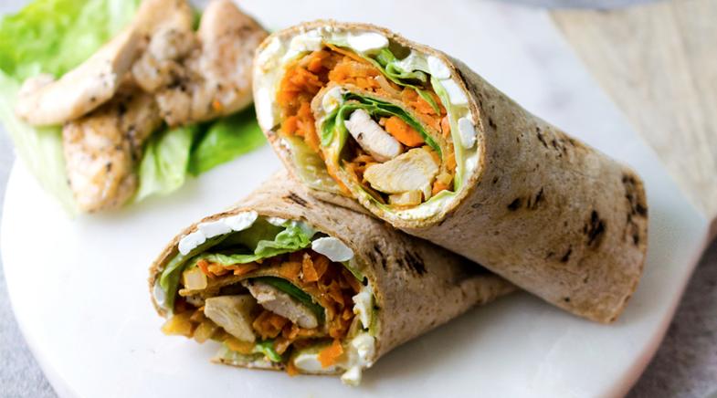 Wraps mit Hähnchen