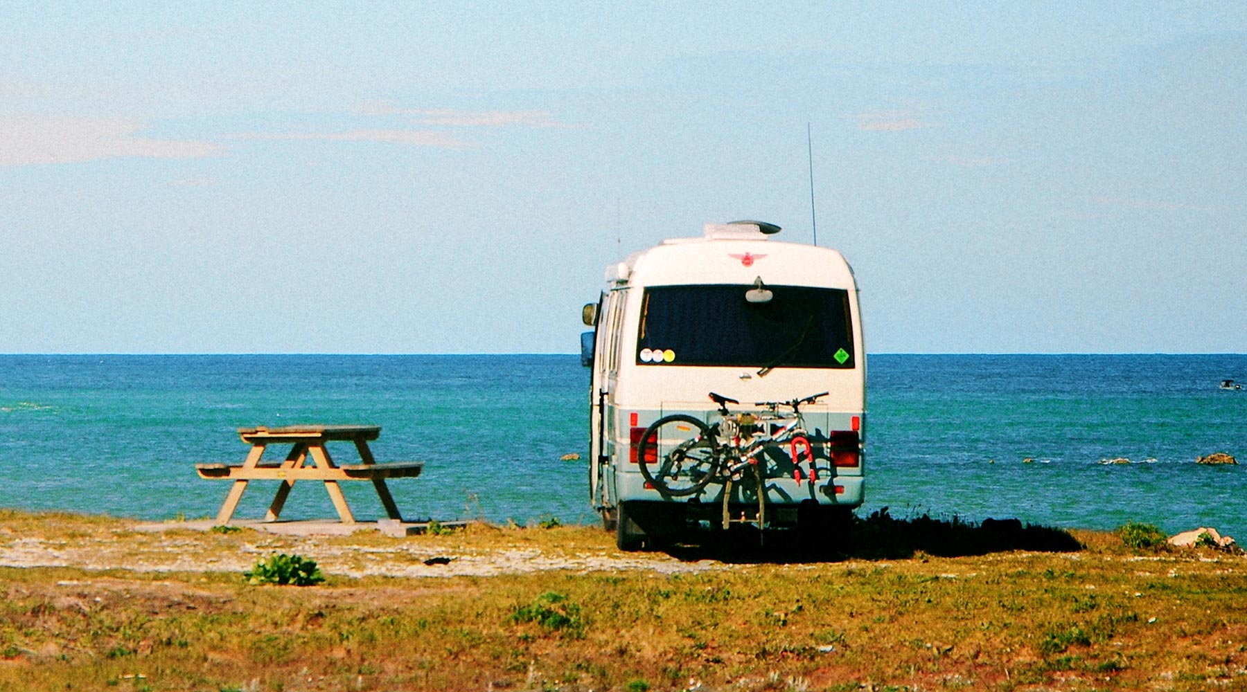 Wohnmobil am Strand