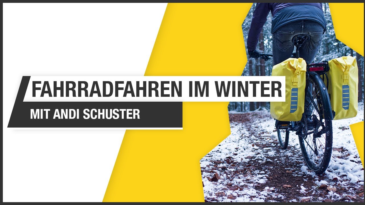 Video: Fahrradfahren im Winter